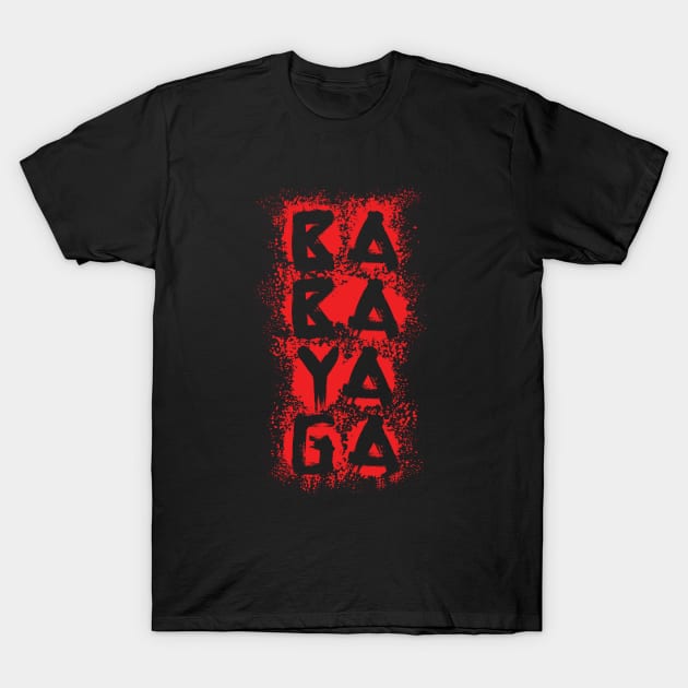 Baba Yaga Blood Splatter T-Shirt by TMBTM